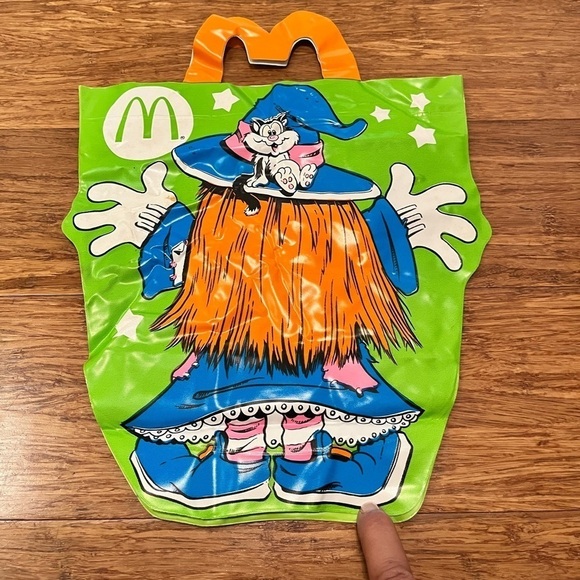 Vintage McDonalds Trick or Treat Bag 1990 Scare crow - Picture 8 of 11